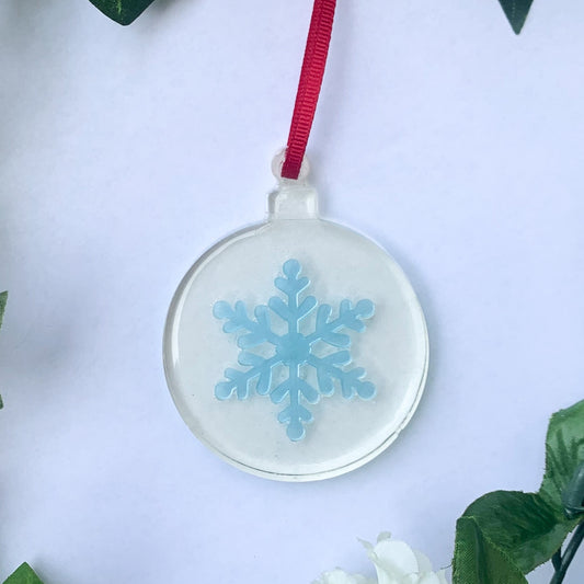 Round Snowflake Ornament