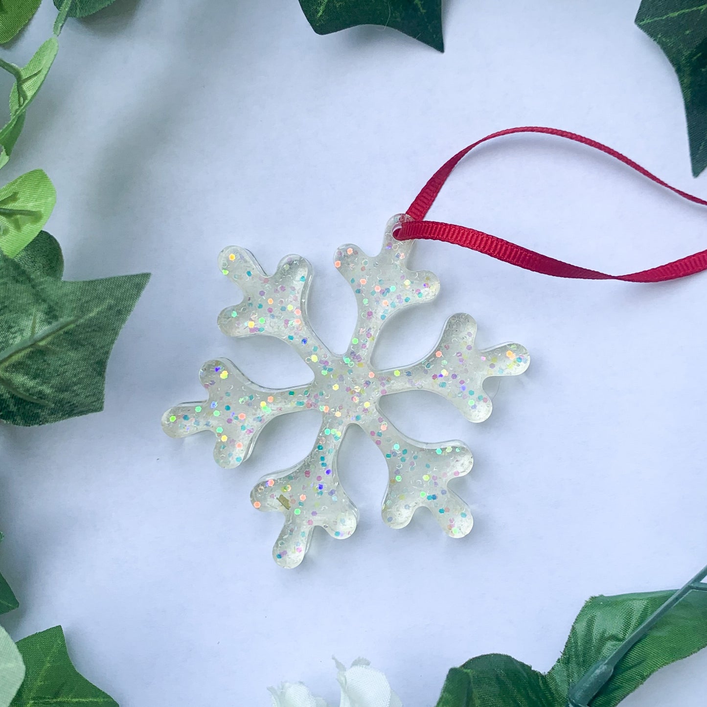 Glitter Snowflake Ornament